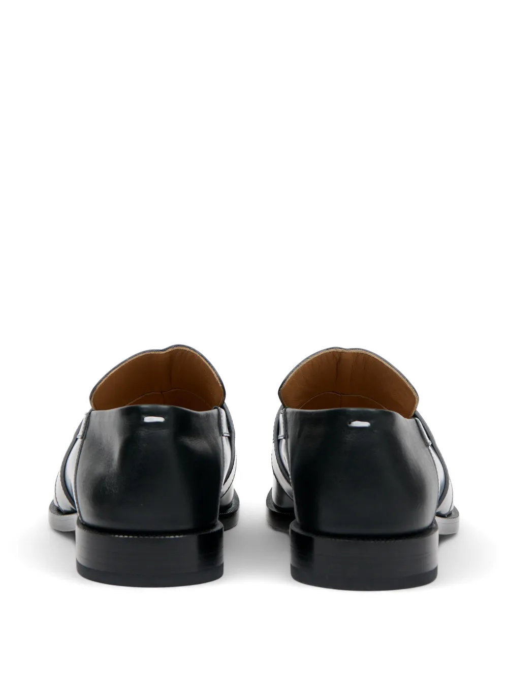 Maison Margiela Tabi leather loafers Grijs