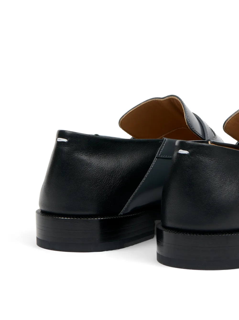 Maison Margiela Tabi leather loafers Grijs