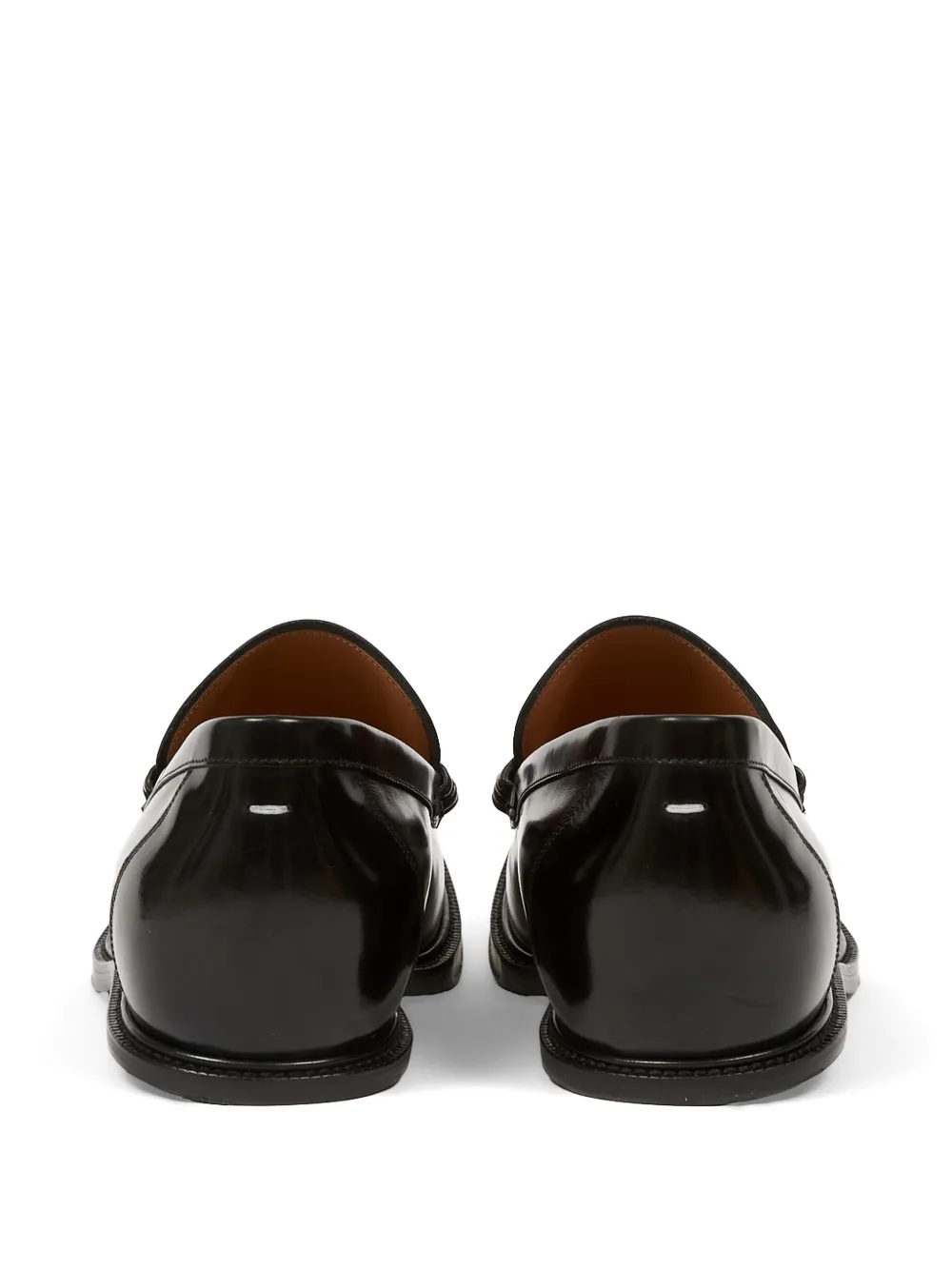 Maison Margiela Heel-Less leren loafers Zwart