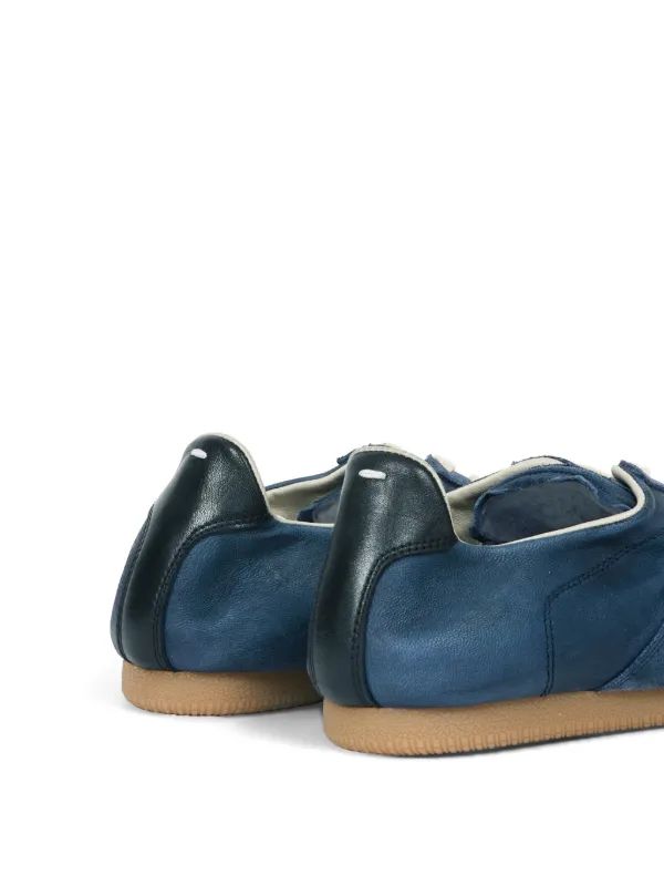 Maison Margiela Replica Soft Panelled Sneakers | Blue | FARFETCH ID