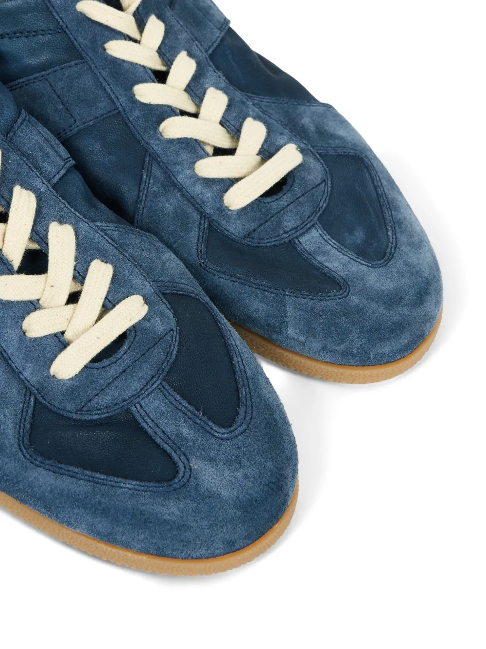 Maison Margiela Replica Soft panelled sneakers Blauw
