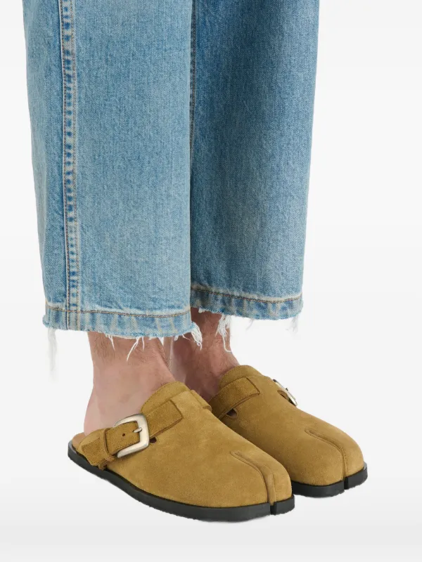 Maison Margiela Tabi dAILY Mules | Brown | FARFETCH