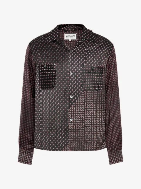 Maison Margiela paisley-print long-sleeve shirt