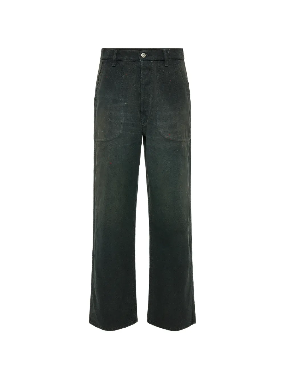 Maison Margiela Changeant-process stitched-pocket trousers - Nero