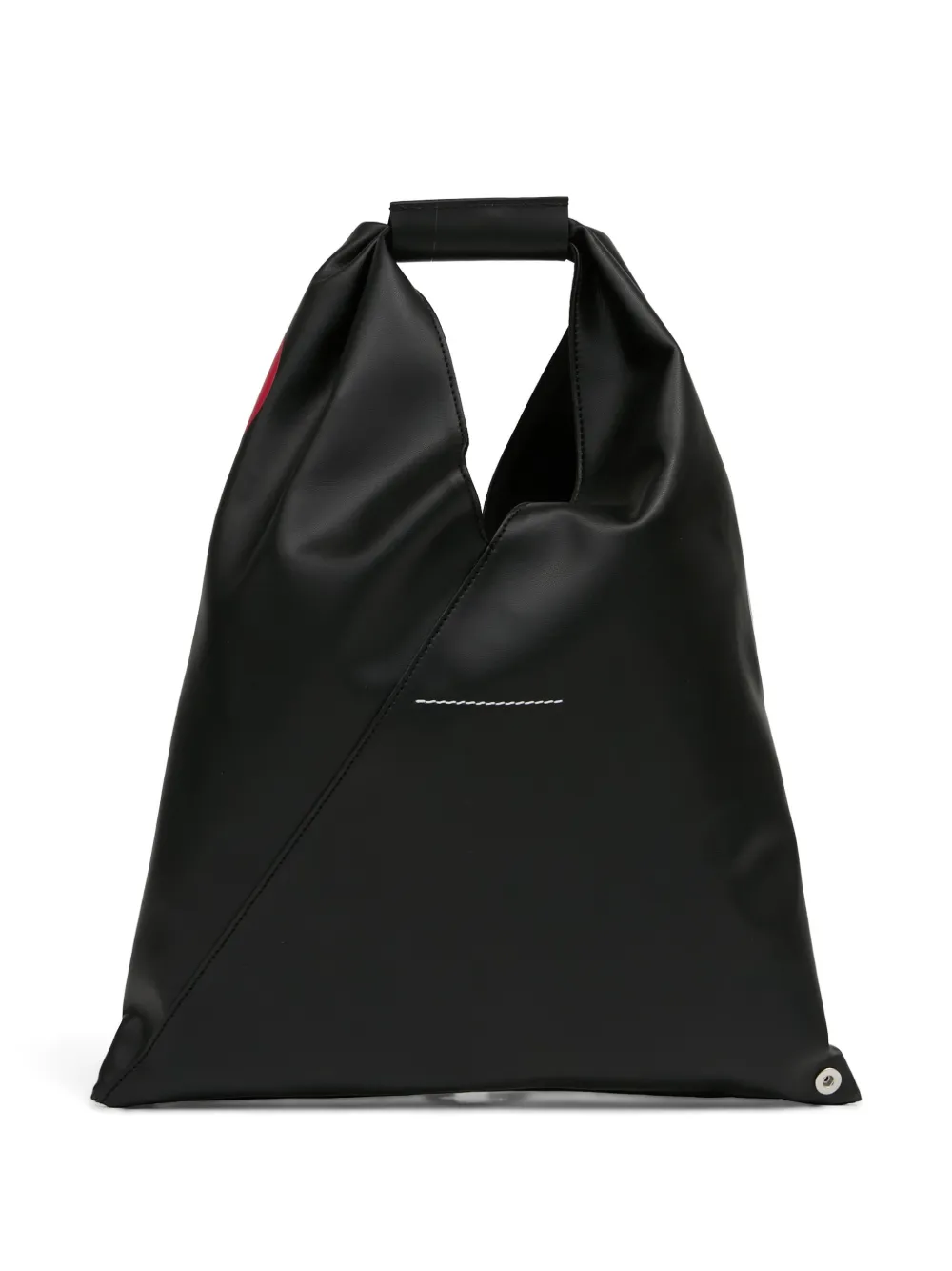 MM6 Maison Margiela Japanese shopper met stickerprint Zwart