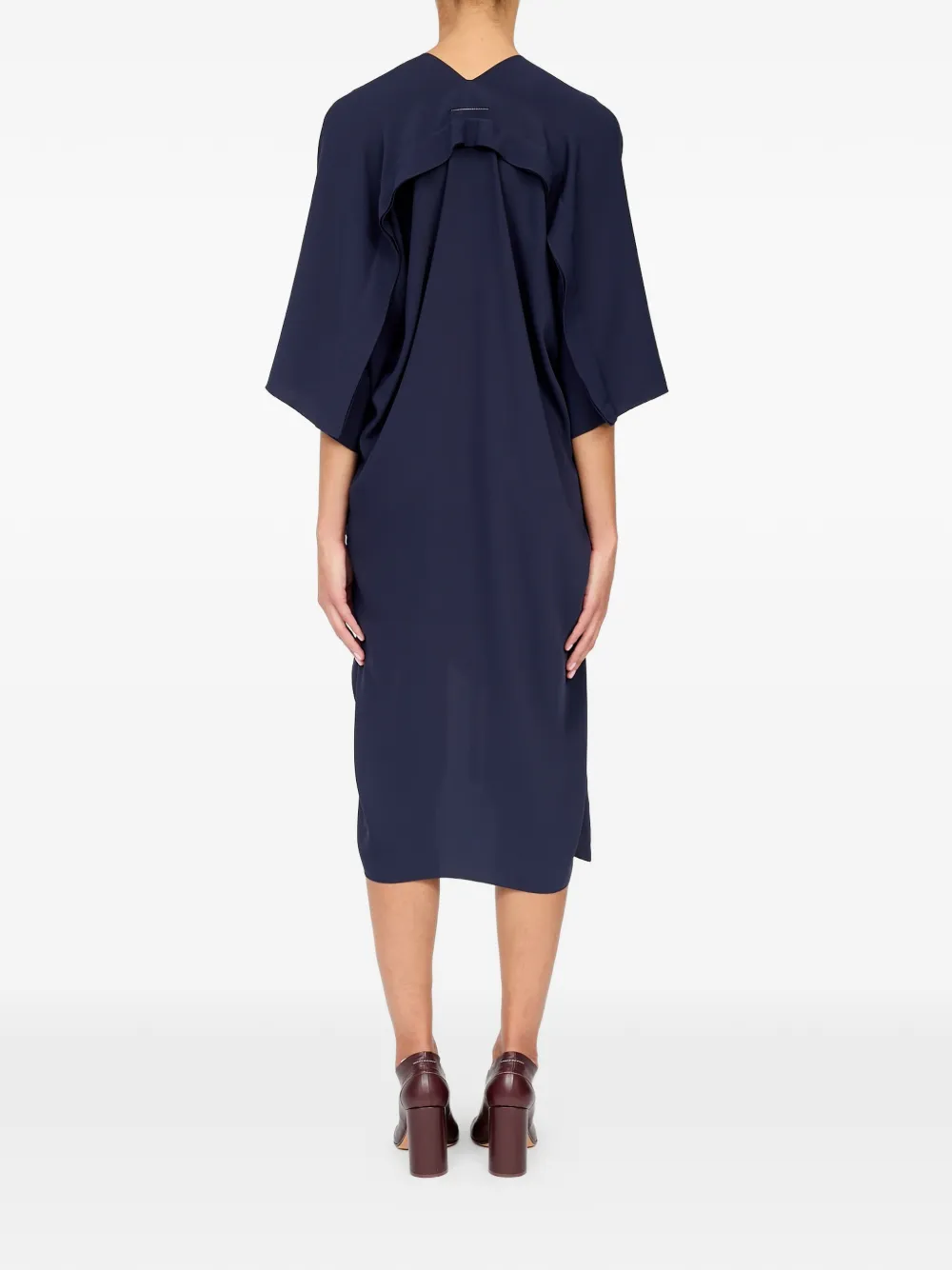 MM6 Maison Margiela Midi-jurk Blauw