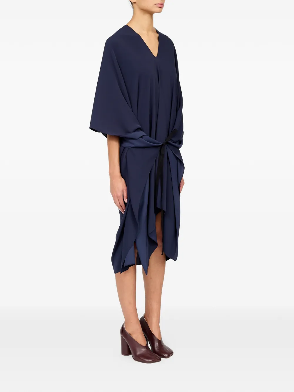 MM6 Maison Margiela Midi-jurk Blauw