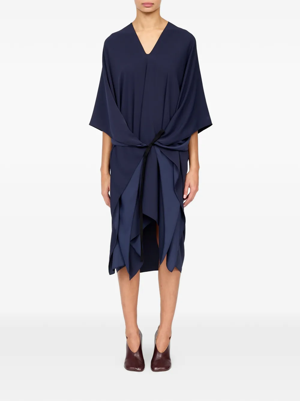 MM6 Maison Margiela Midi-jurk Blauw