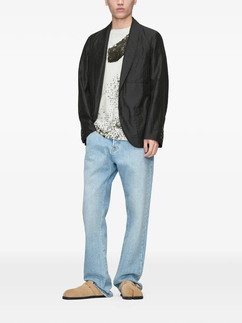 Maison Margiela 10 katoenen T-shirt met print Wit
