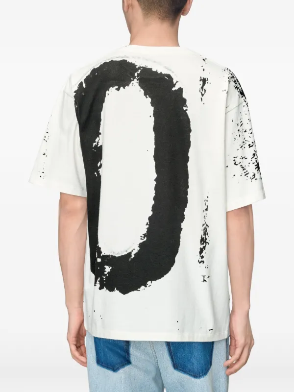 Maison Margiela 10 Print Cotton T-shirt | White | FARFETCH