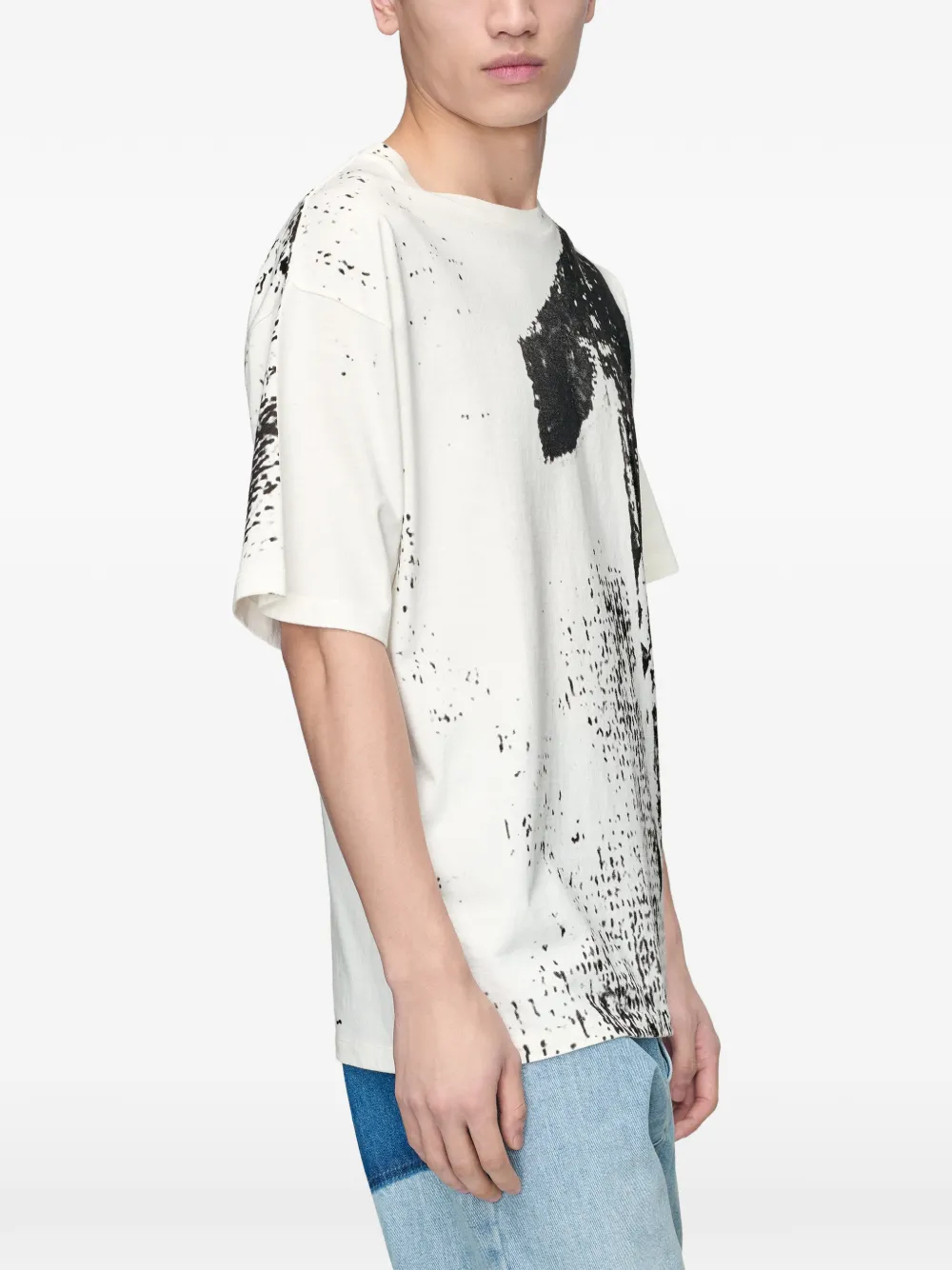 Maison Margiela 10 Print Cotton T-shirt | White | FARFETCH