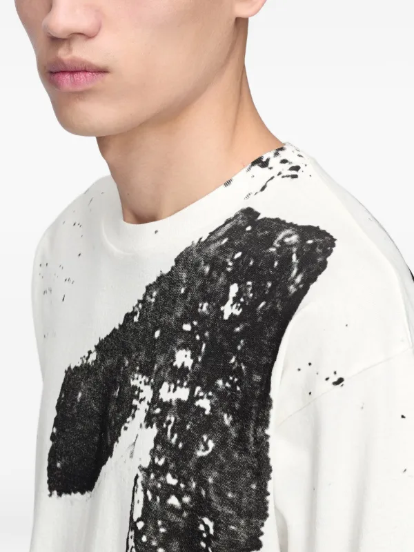 Maison Margiela 10 Print Cotton T-shirt | White | FARFETCH