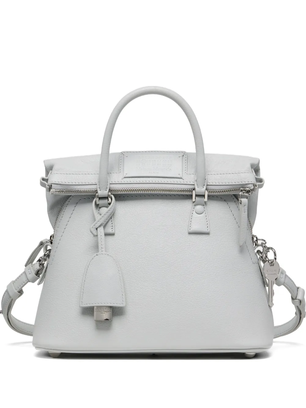 Maison Margiela mini 5AC Classique leather tote bag - Grau