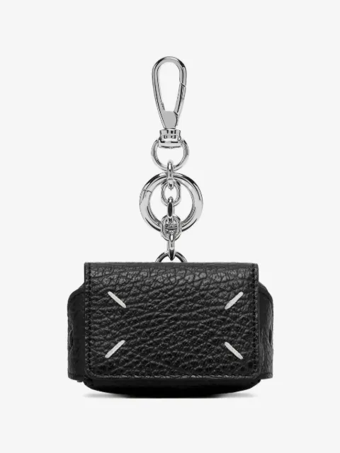 Maison Margiela Four-Stitch leather keyring