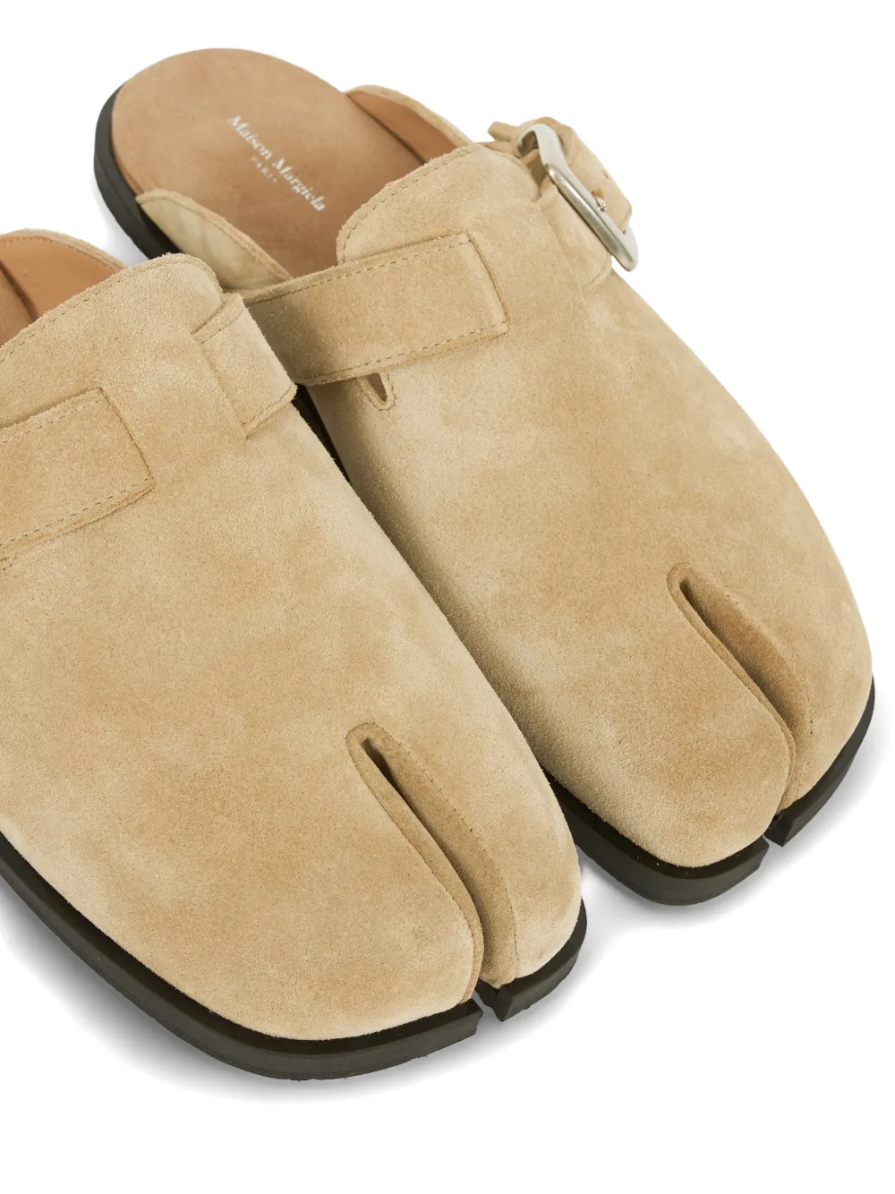 Maison Margiela Tabi バックル ミュール | ニュートラル | FARFETCH JP