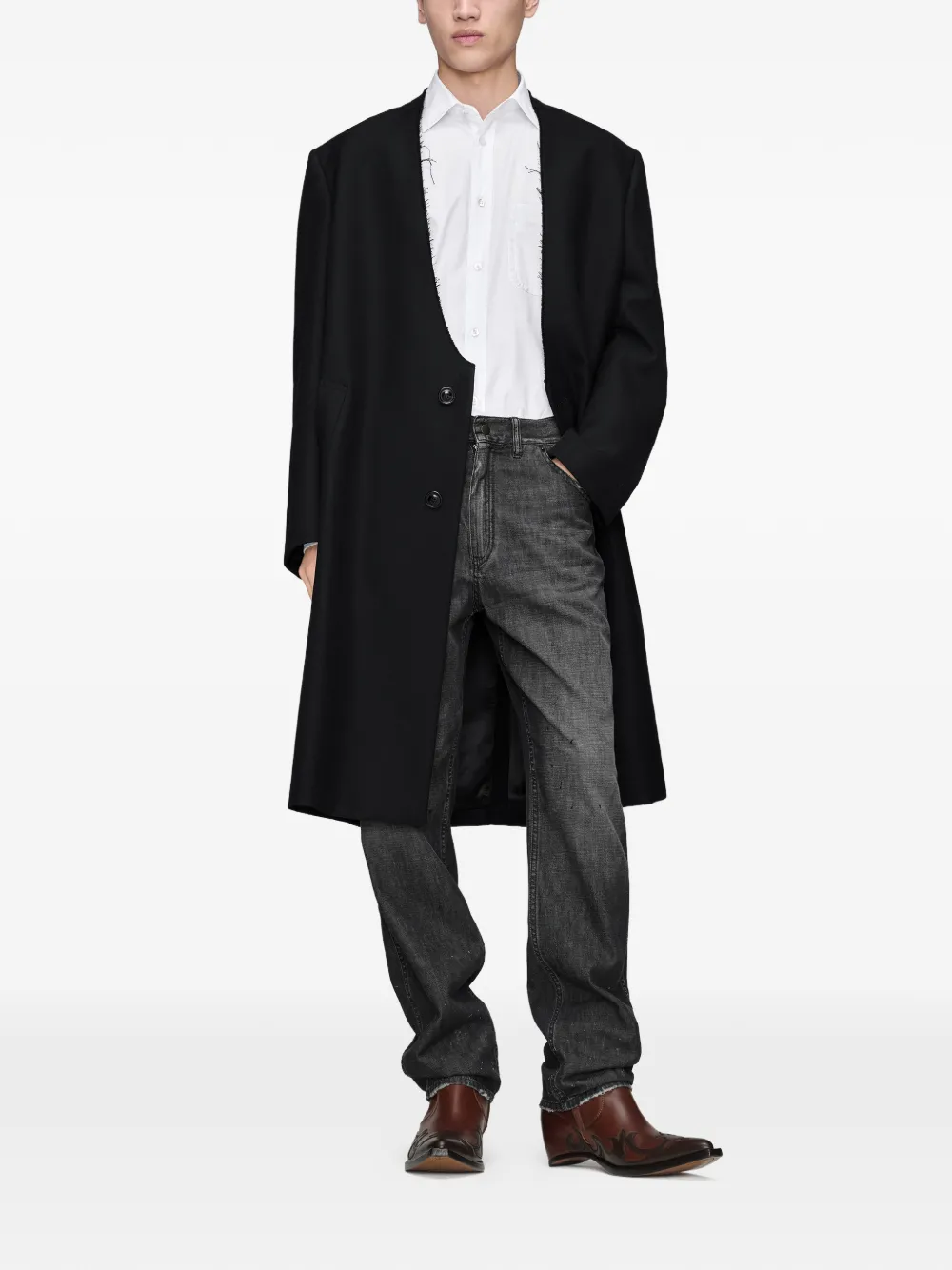 Maison Margiela Katoenen overhemd Wit