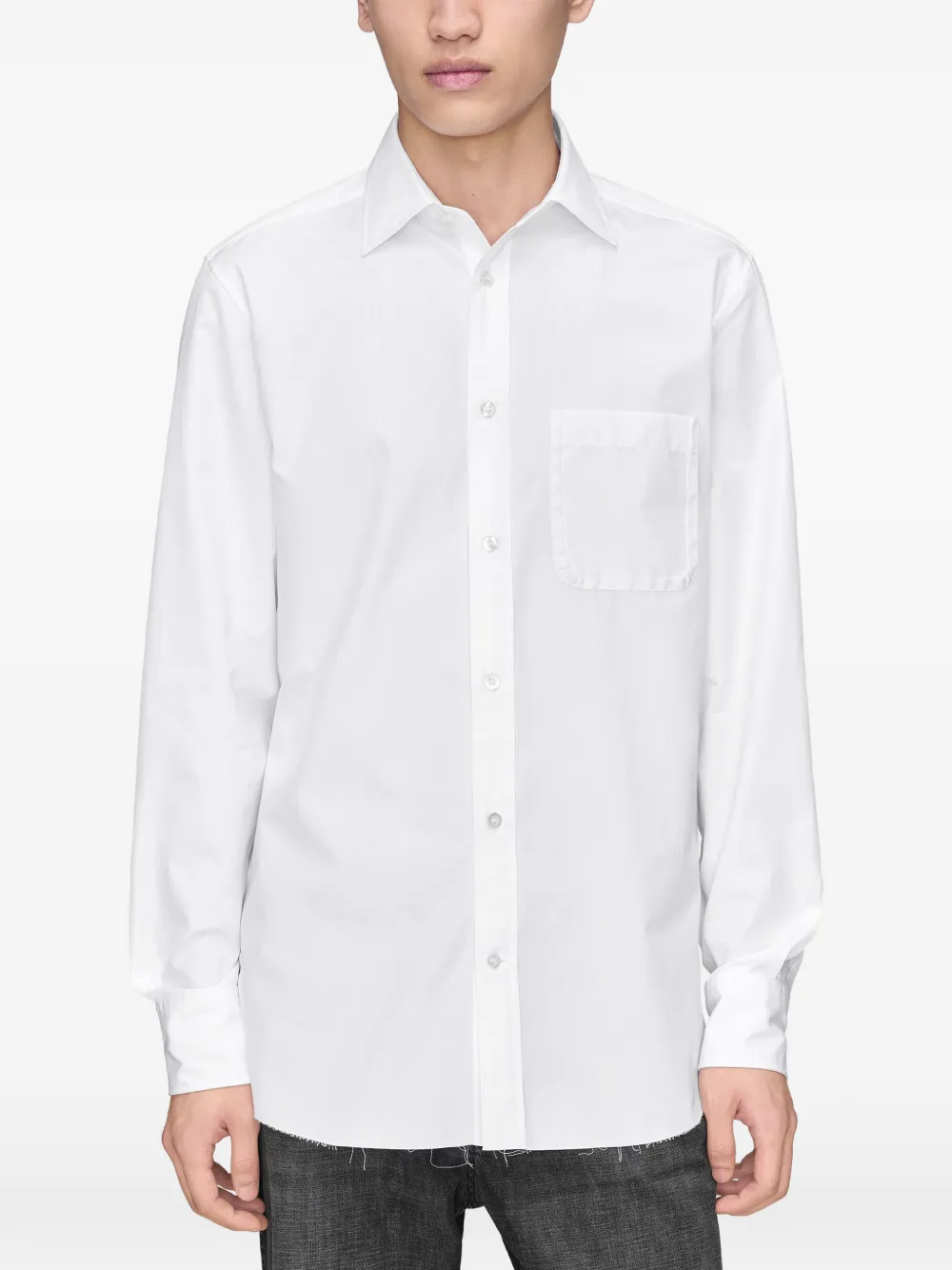 Maison Margiela Katoenen overhemd Wit