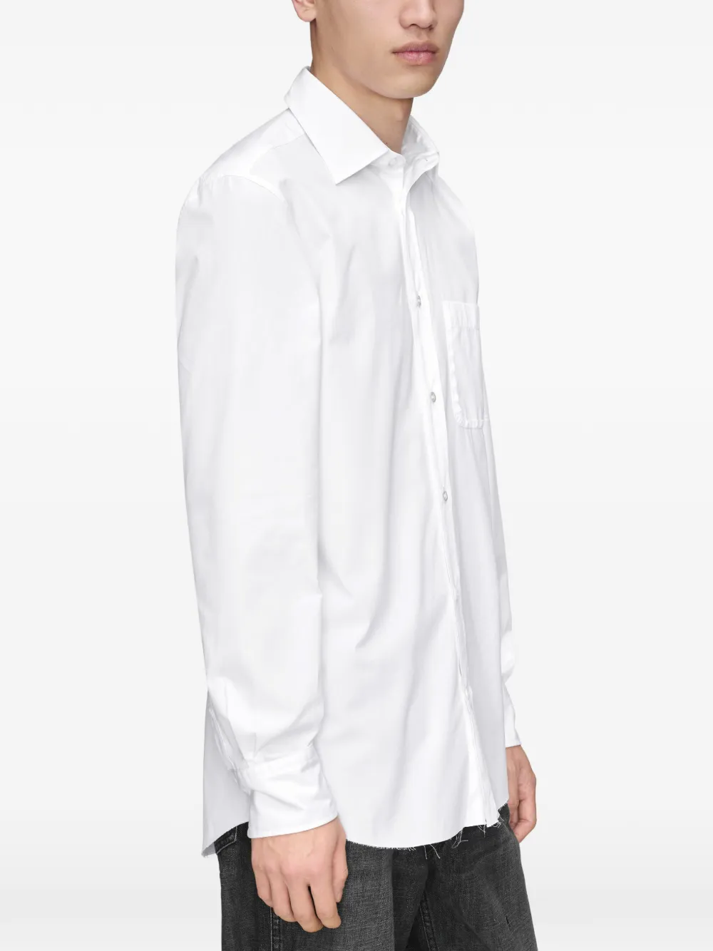 Maison Margiela Katoenen overhemd Wit