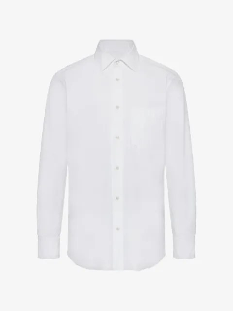 Maison Margiela camisa de algodón