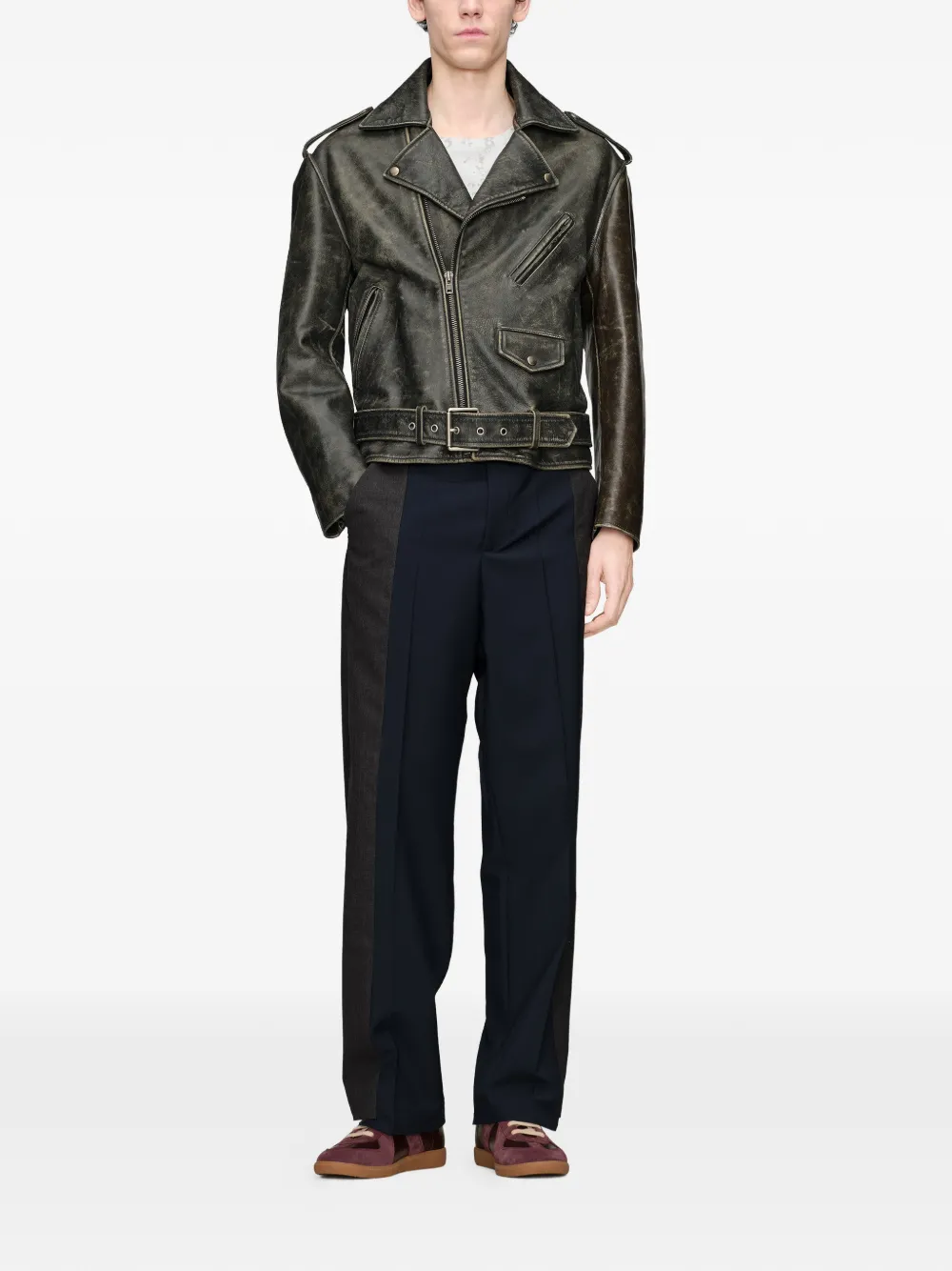 Maison Margiela Katoenen T-shirt met print Grijs