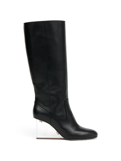 Maison Margiela 80mm leather knee-high boots