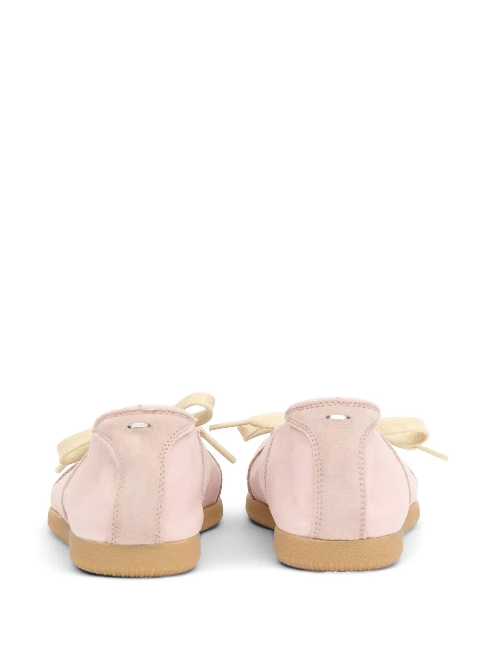 Maison Margiela Replica panelled leather sneakers Roze