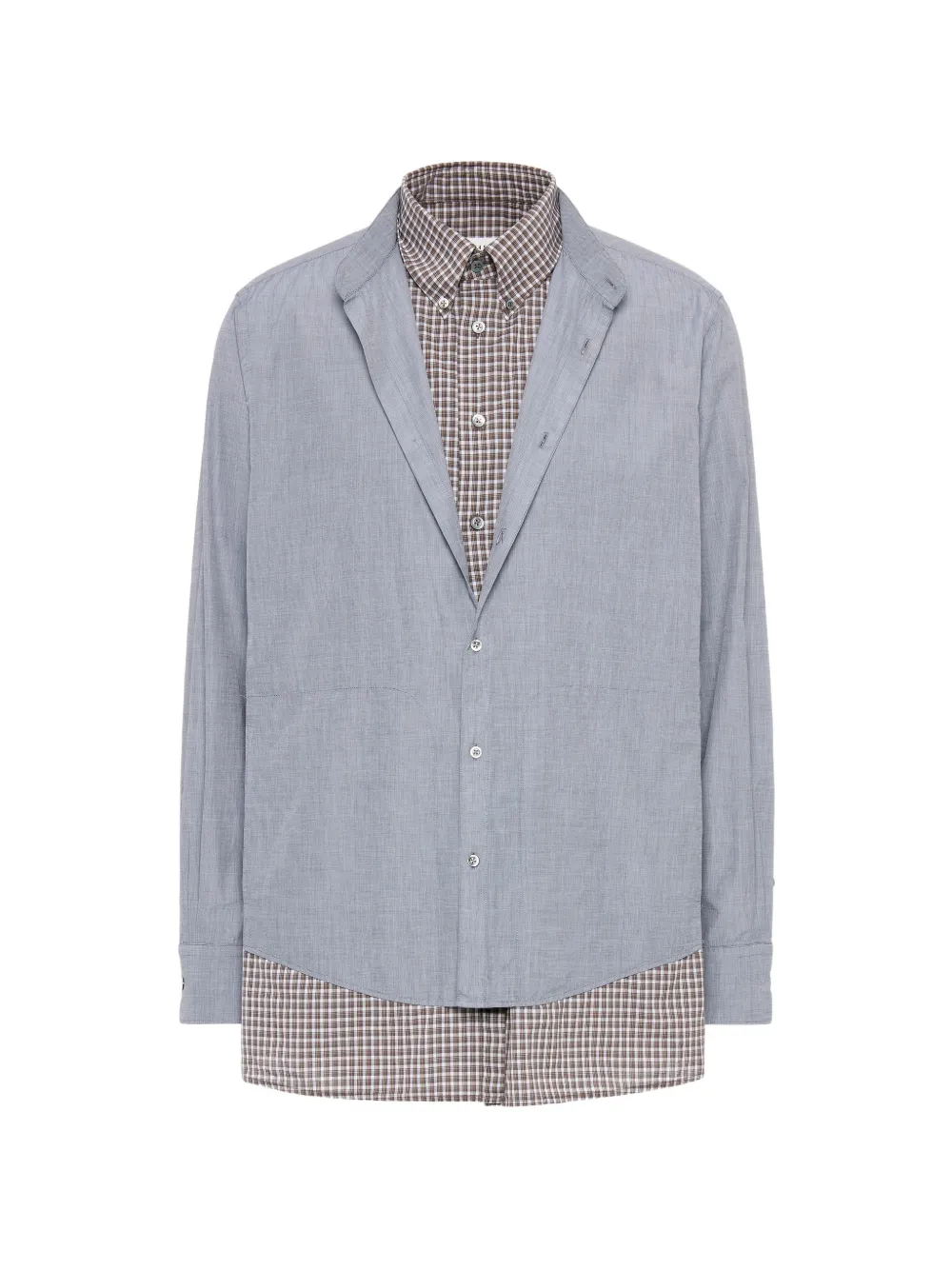 Maison Margiela Camicia a quadri - Grigio