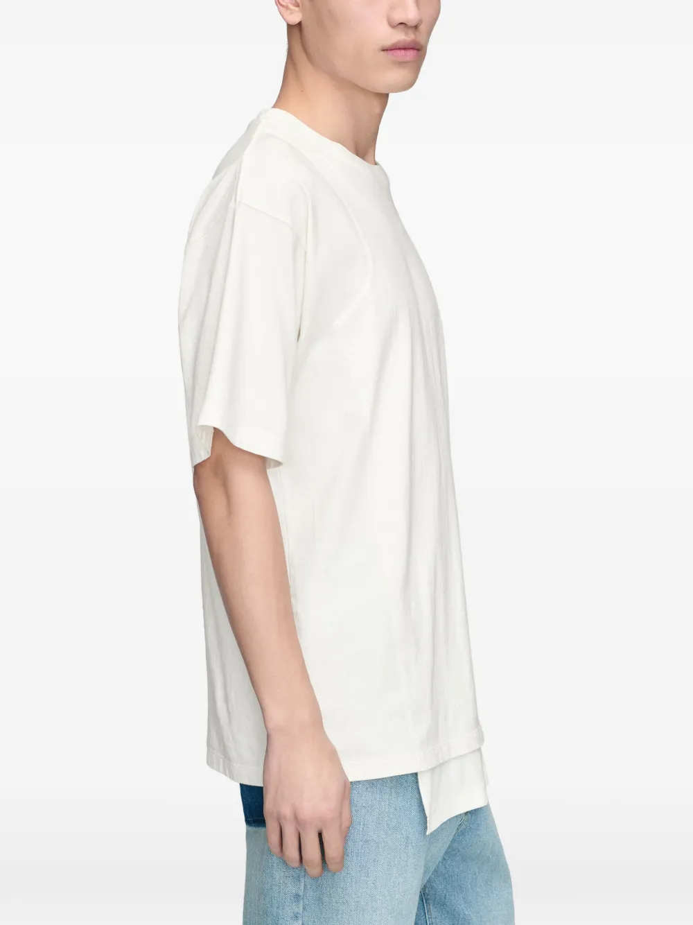 Maison Margiela Gelaagd T-shirt Wit