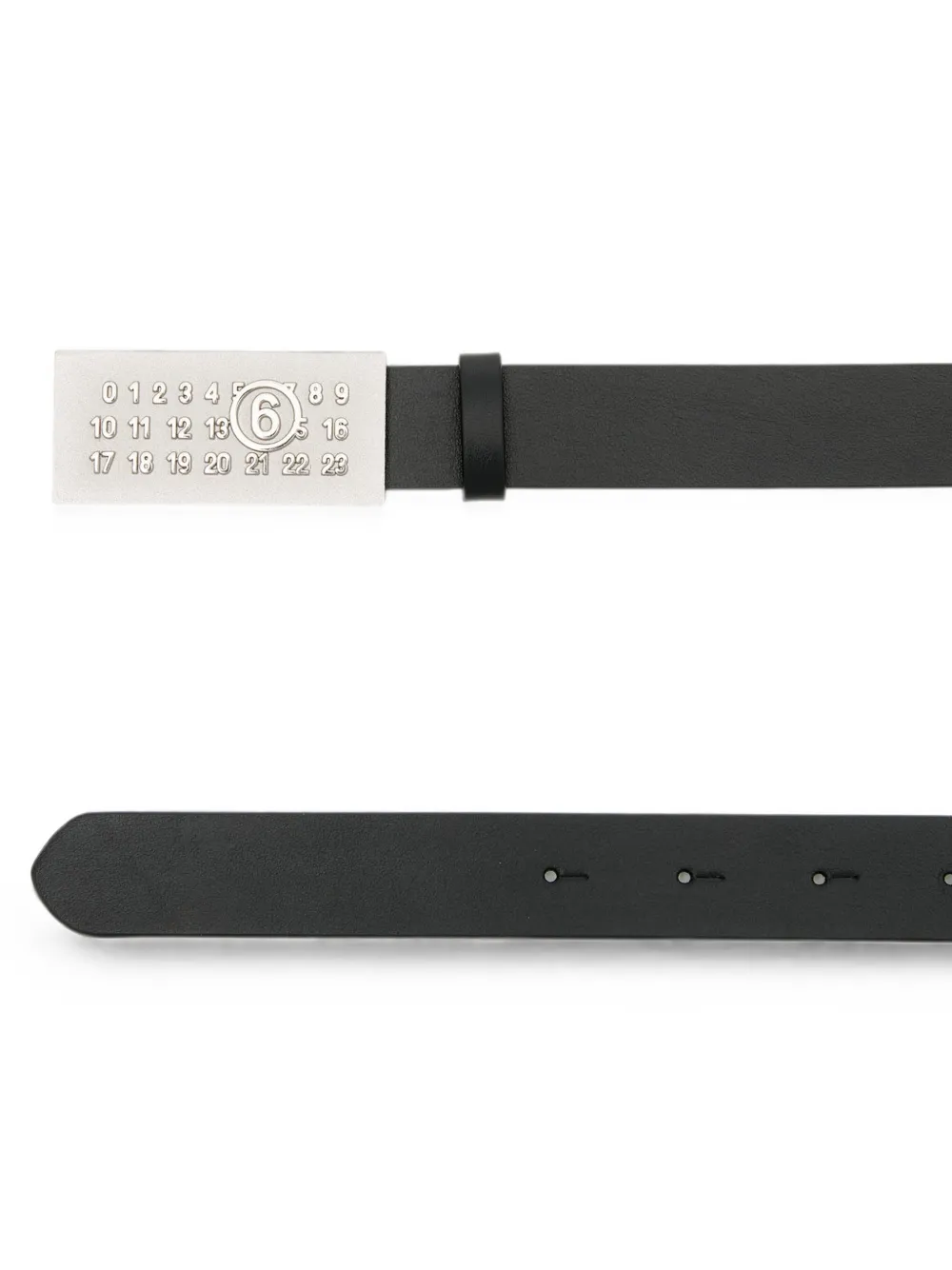 MM6 Maison Margiela Riem met plakkaat Zwart