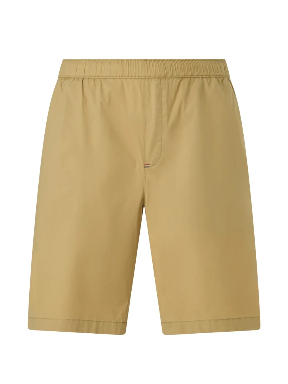 CONTE OF FLORENCE Shorts con vita elasticizzata e logo ricamato - Toni neutri