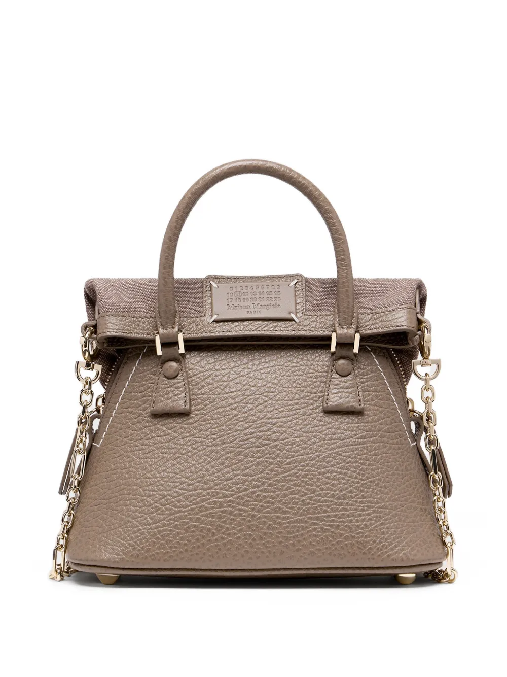 Maison Margiela 5AC Classique grain-leather mini bag - Brown