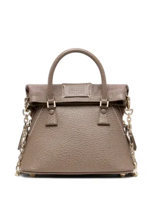 Maison Margiela Mini 5AC Classique Bag | Grey | FARFETCH TW