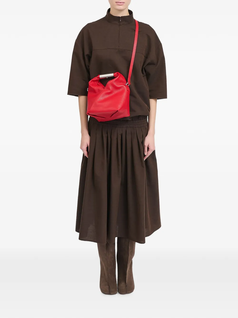 MM6 Maison Margiela Japanese kleine schoudertas Rood