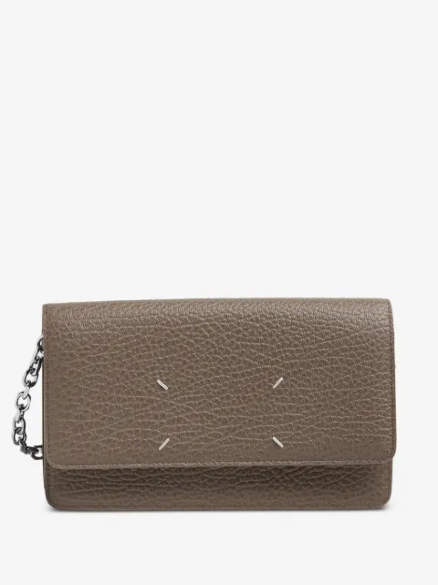 Maison Margiela four-stitch grained leather wallet