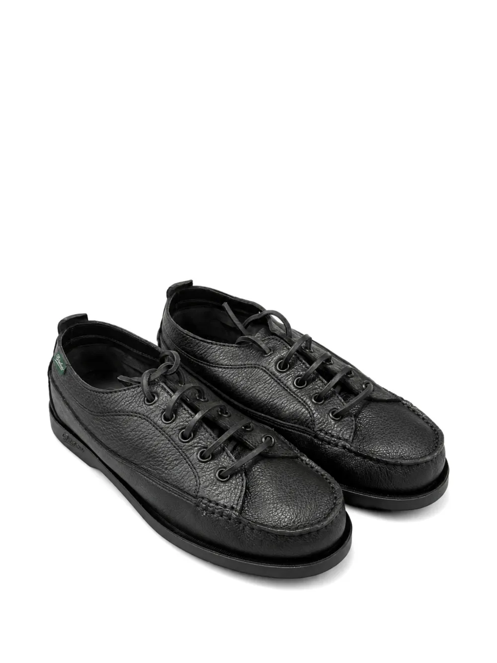 Paraboot grained-leather derby shoes Zwart
