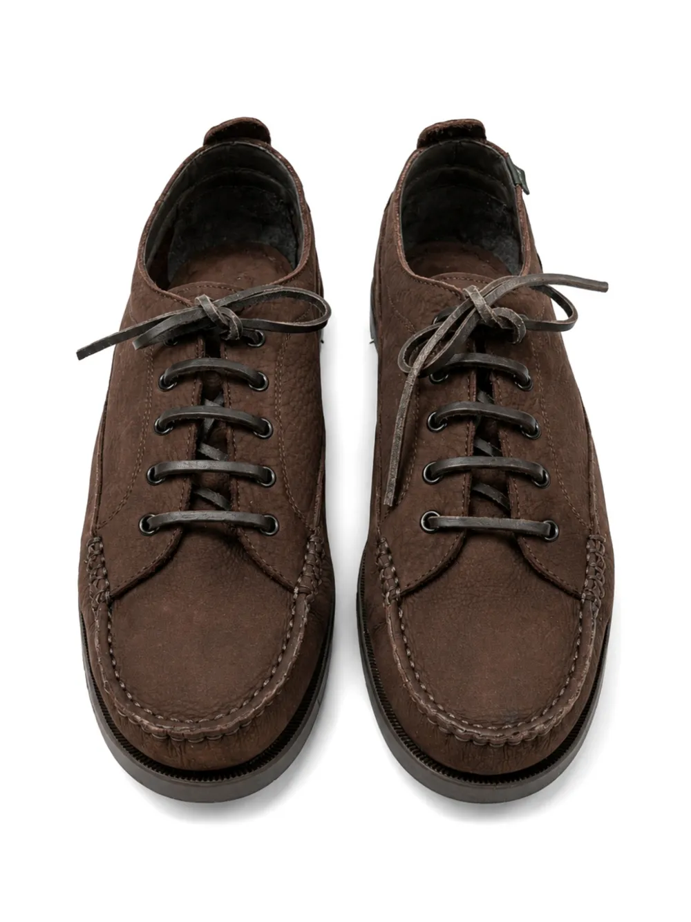 Paraboot Malibu pebbled-leather derby shoes Bruin