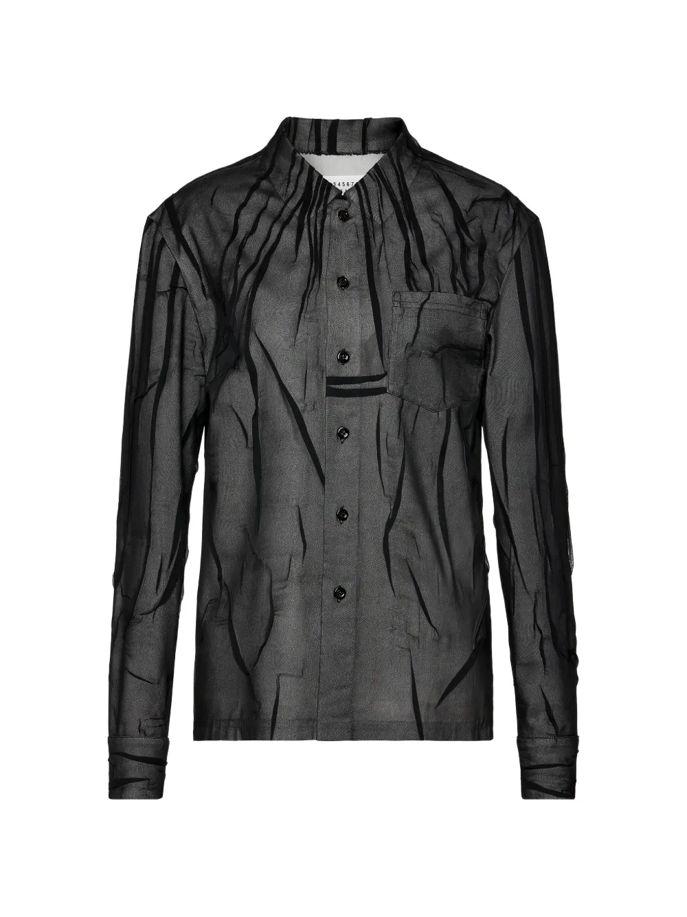 Maison Margiela Camicia a doppio strato - Nero