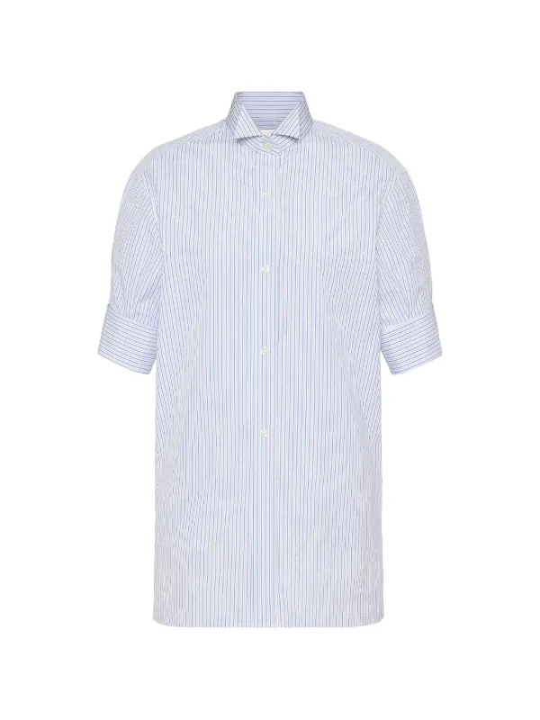 Maison Margiela ストライプ シャツ | ブルー | FARFETCH JP