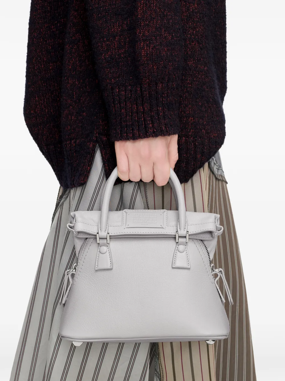 Maison Margiela 5AC Classique leren shopper Grijs