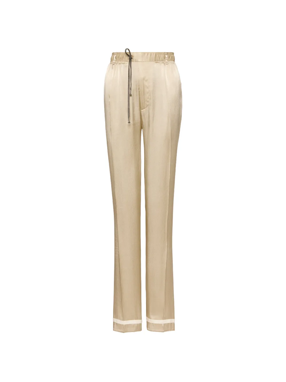 Maison Margiela drawstring straight-leg trousers - Toni neutri