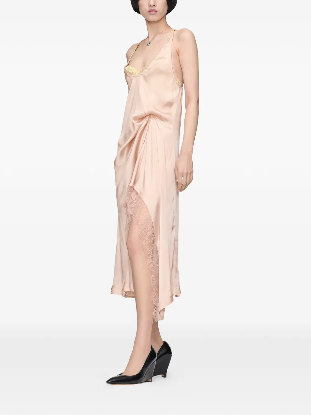 Maison Margiela Asymmetrische mini-jurk Roze