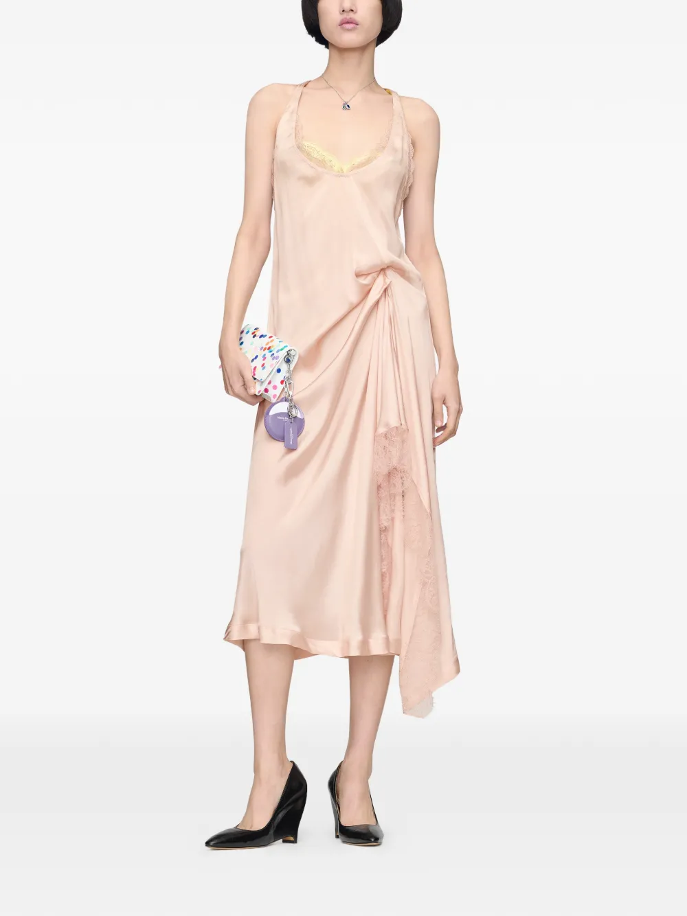 Maison Margiela Asymmetrische mini-jurk Roze