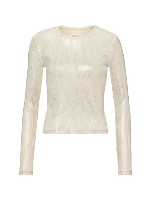 Maison Margiela 箔纸罗纹上衣