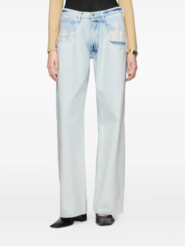 Maison Margiela Memory Of ブリーチ ジーンズ | ブルー | FARFETCH JP