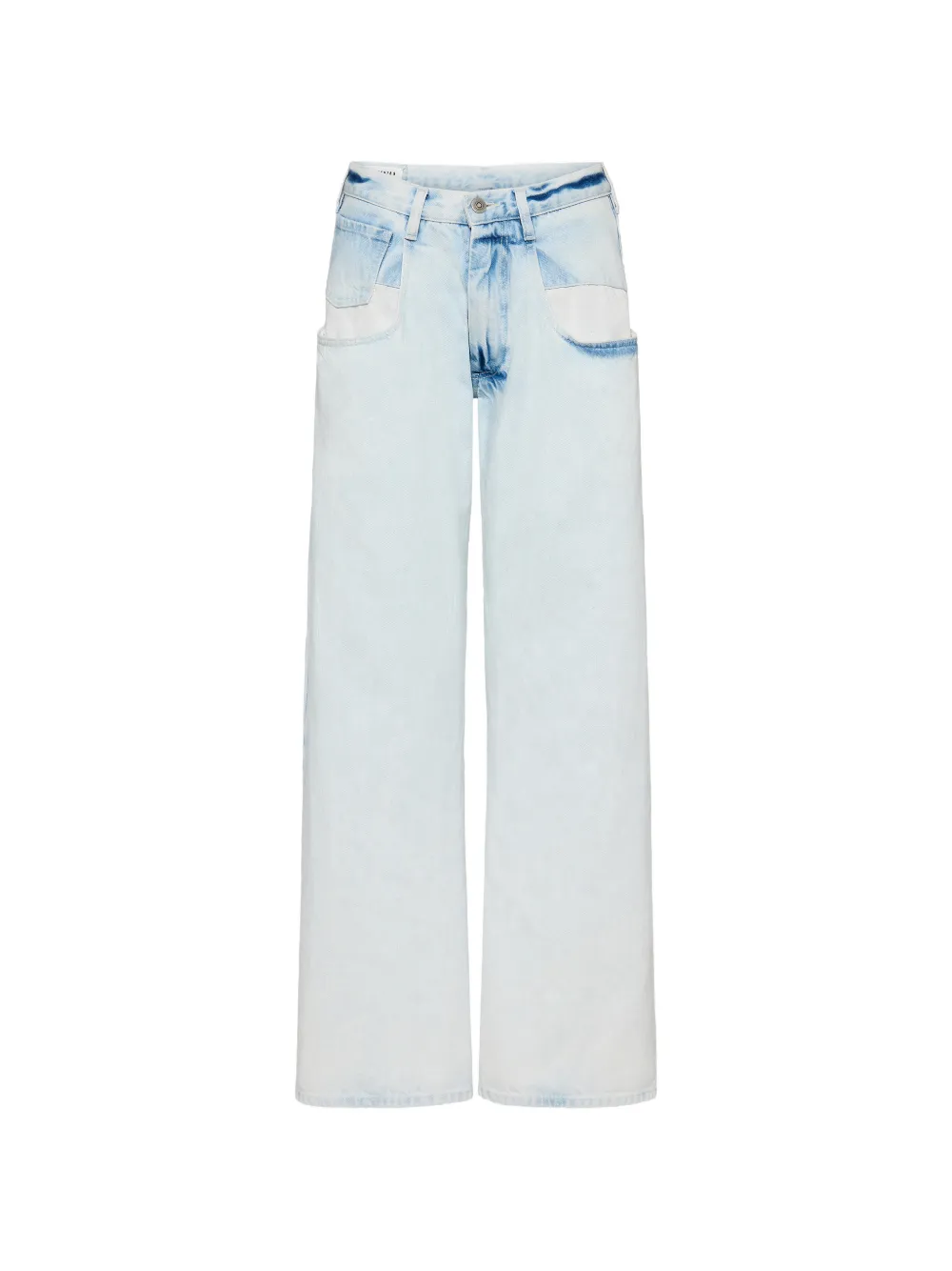 Maison Margiela Jeans Memory Of con effetto schiarito - Blu