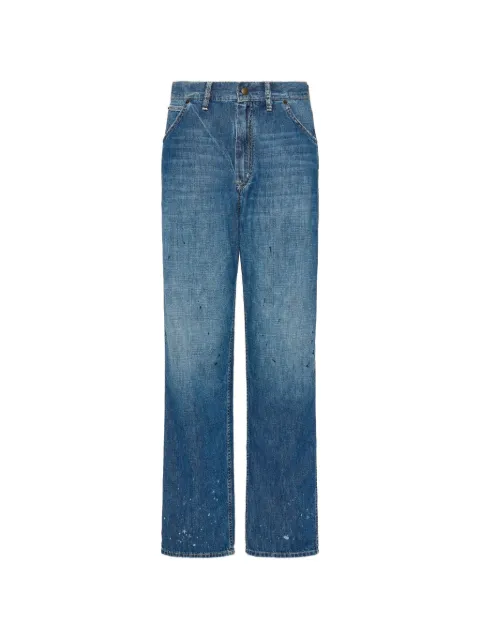 Maison Margiela paint-splatter straight-leg jeans