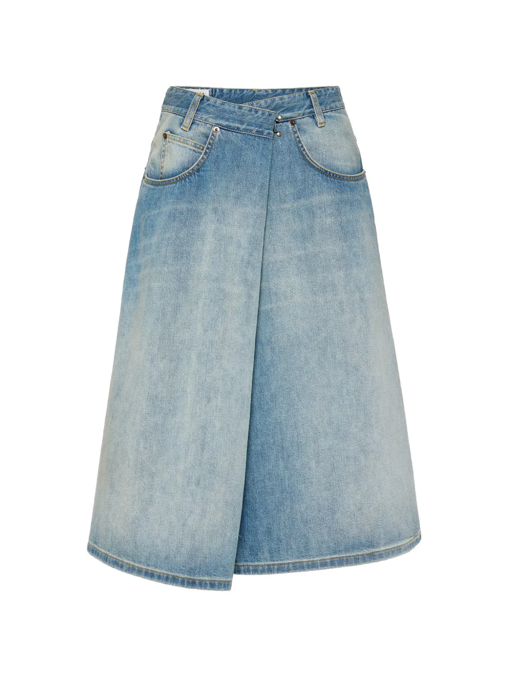 Maison Margiela Gonna denim a portafoglio - Blu