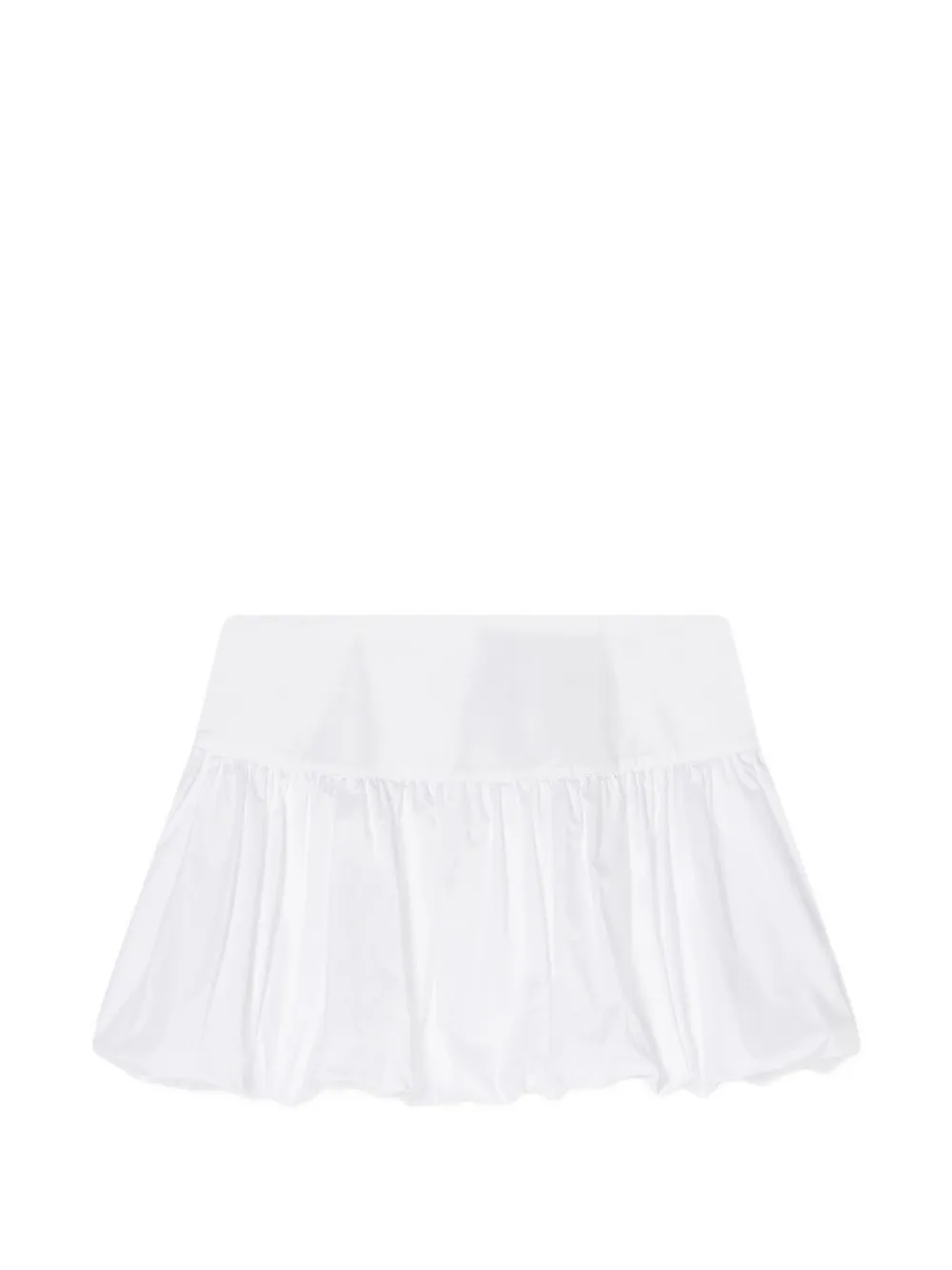 Armani Exchange Gesmockte mini-ballonrok Wit