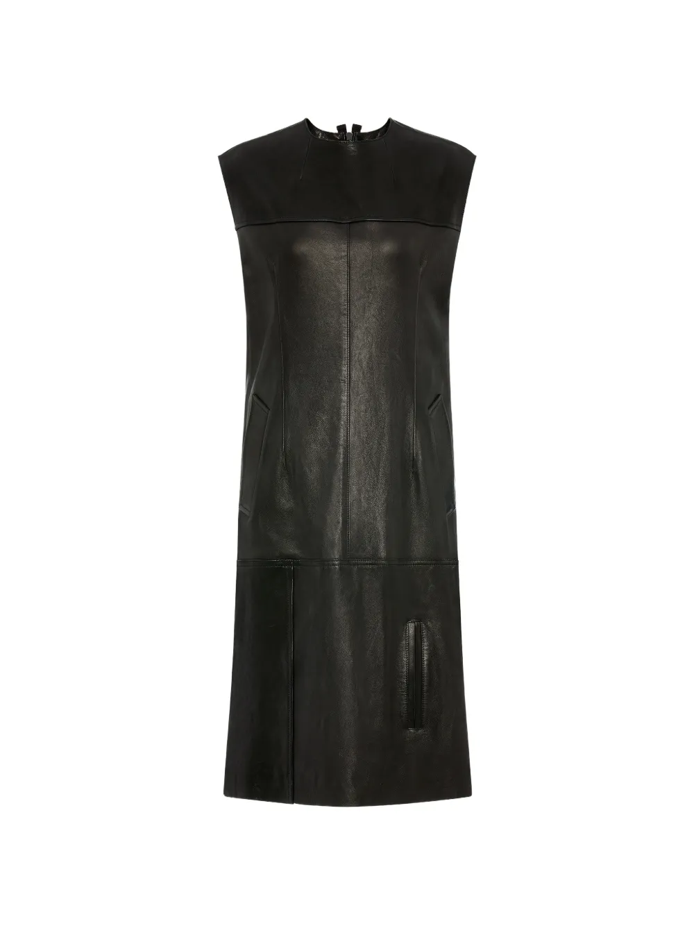 Maison Margiela Abito midi con design patchwork - Nero