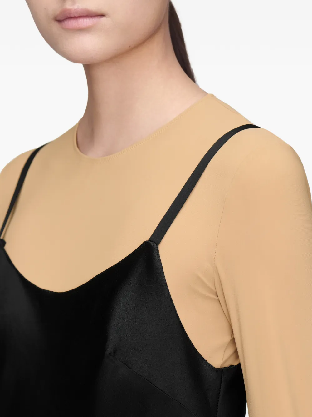Maison Margiela Mini-jurk met uitgesneden details Zwart